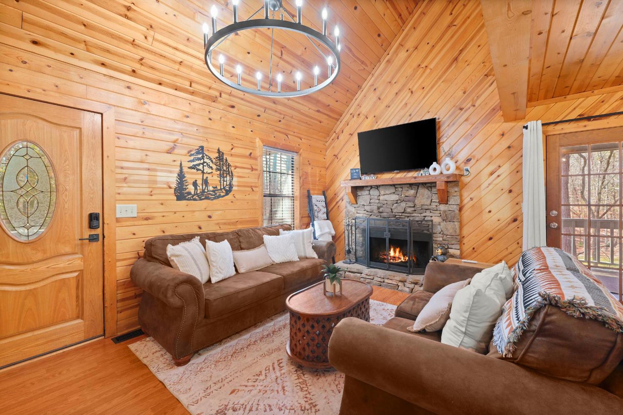 Firefly Lodge - Cozy 4 Bedroom Cabin Minutes To Helen Sautee Nacoochee Exterior photo